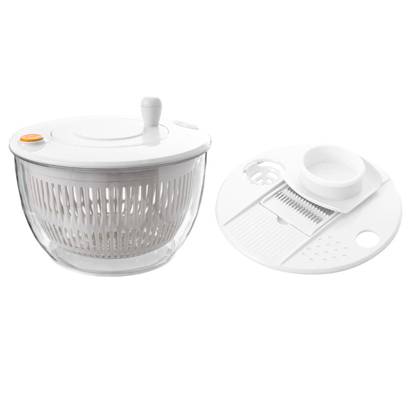 Moonval 9-in-1 Salad Spinner Set, Large-Capacity Vegetable Washer, Dryer & Food Slicer