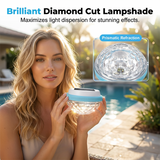 Moonval LED Solar Floating Pool Light, Waterproof Color-Changing Light for Pools, Ponds & Spas