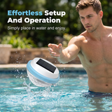 Moonval LED Solar Floating Pool Light, Waterproof Color-Changing Light for Pools, Ponds & Spas