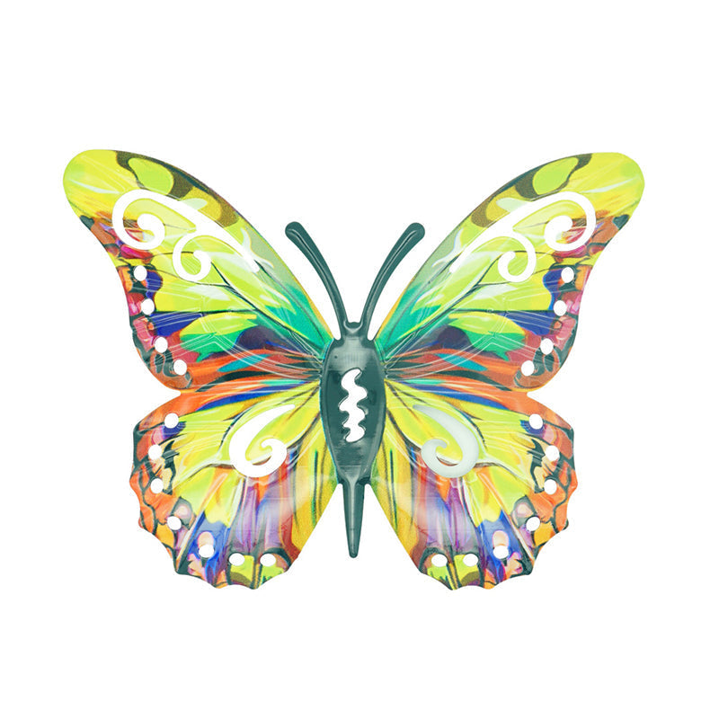 Moonval Metal Butterfly Wall Decor, Colorful Outdoor Garden Art