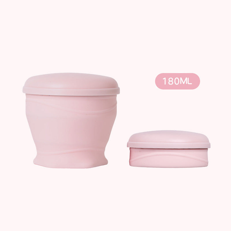Moonval Collapsible Silicone Travel Cup, Foldable Leakproof Drinking Cup with Lid for Travel & Camping