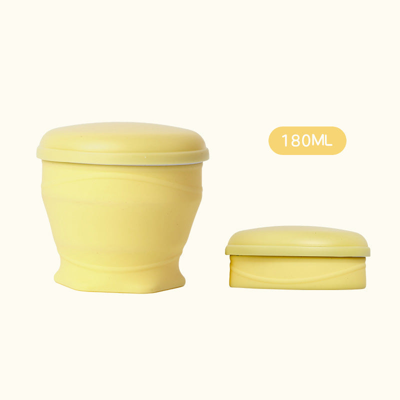 Moonval Collapsible Silicone Travel Cup, Foldable Leakproof Drinking Cup with Lid for Travel & Camping