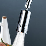 Moonval 2-in-1 Extendable Faucet Extender, Adjustable Swivel Tap Sprayer for Kitchen & Bathroom