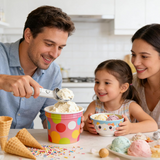 Moonval Electric Heated Ice Cream Scoop, Self-Warming Non-Stick Spoon for Smooth Scooping