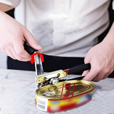Moonval Ergonomic Can Opener, Manual Stainless Steel Can Opener with 360° Rotating Handle