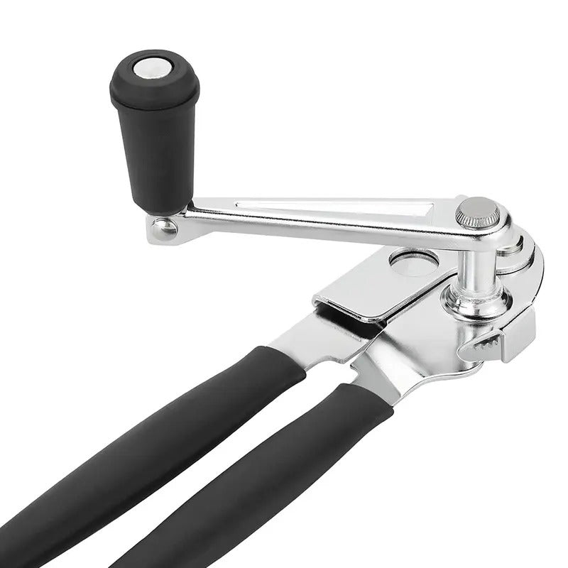 Moonval Ergonomic Can Opener, Manual Stainless Steel Can Opener with 360° Rotating Handle