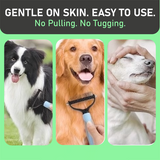 Moonval Pet Grooming Comb, Double-Sided Deshedding & Detangling Comb for Dogs & Cats