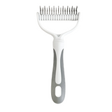Moonval Pet Grooming Comb, Double-Sided Deshedding & Detangling Comb for Dogs & Cats
