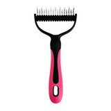 Moonval Pet Grooming Comb, Double-Sided Deshedding & Detangling Comb for Dogs & Cats