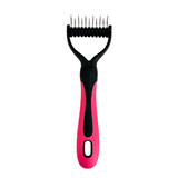 Moonval Pet Grooming Comb, Double-Sided Deshedding & Detangling Comb for Dogs & Cats