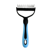 Moonval Pet Grooming Comb, Double-Sided Deshedding & Detangling Comb for Dogs & Cats