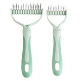 Moonval Pet Grooming Comb, Double-Sided Deshedding & Detangling Comb for Dogs & Cats