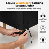 Moonval Outdoor Furniture Cover, Heavy-Duty Waterproof UV-Resistant Cover for Patio Furniture & BBQ Grills