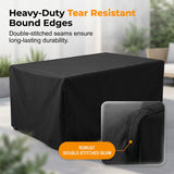 Moonval Outdoor Furniture Cover, Heavy-Duty Waterproof UV-Resistant Cover for Patio Furniture & BBQ Grills