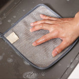 Moonval Reusable Wire Dishcloths, 5-Pack Non-Scratch Cleaning Cloths for Kitchen & Cookware
