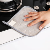 Moonval Reusable Wire Dishcloths, 5-Pack Non-Scratch Cleaning Cloths for Kitchen & Cookware