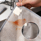 Moonval Reusable Wire Dishcloths, 5-Pack Non-Scratch Cleaning Cloths for Kitchen & Cookware