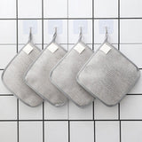 Moonval Reusable Wire Dishcloths, 5-Pack Non-Scratch Cleaning Cloths for Kitchen & Cookware