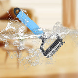 Moonval Pet Grooming Brush, Double-Sided Deshedding & Detangling Brush for Dogs & Cats