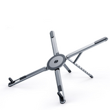 Moonval 4-in-1 Magnetic Phone Stand, Foldable Aluminum Desk & Handheld Holder for Smartphones