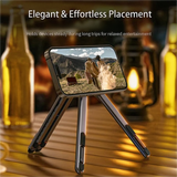Moonval 4-in-1 Magnetic Phone Stand, Foldable Aluminum Desk & Handheld Holder for Smartphones