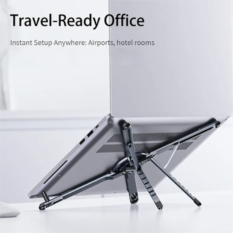 Moonval 4-in-1 Magnetic Phone Stand, Foldable Aluminum Desk & Handheld Holder for Smartphones