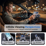 Moonval Rotating Dashboard Phone Holder, 360° Adjustable Universal Car Mount for Smartphones