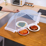 Moonval Pop-Up Mesh Food Cover Tent, Collapsible Fly-Proof Food Protector with Zipper