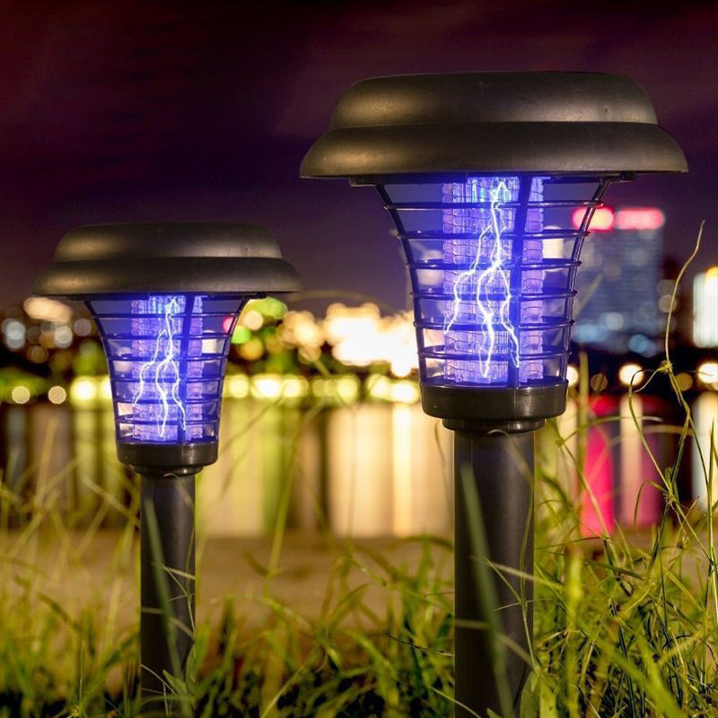 Moonval Solar Mosquito Killer Light, Waterproof LED Garden Lamp with Automatic Dusk Sensor
