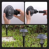 Moonval Solar Mosquito Killer Light, Waterproof LED Garden Lamp with Automatic Dusk Sensor
