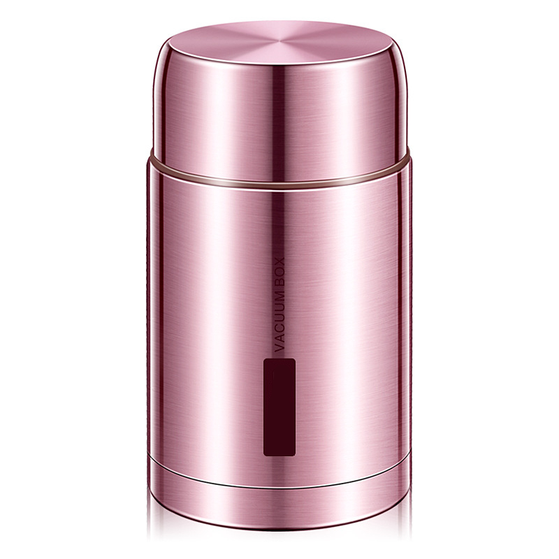 Moonval Vacuum Insulated Food Jar, 316 Stainless Steel Leakproof Thermal Food Container