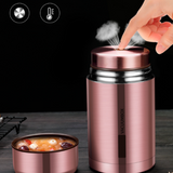 Moonval Vacuum Insulated Food Jar, 316 Stainless Steel Leakproof Thermal Food Container