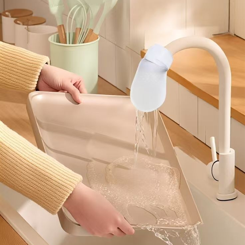 Moonval Faucet Water Filter, Kitchen Tap Filter for Sediment, Rust & Impurity Reduction