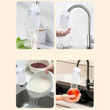 Moonval Faucet Water Filter, Kitchen Tap Filter for Sediment, Rust & Impurity Reduction