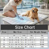 Moonval Pet Cooling Mat, Breathable Washable Quilted Summer Pad for Dogs and Cats