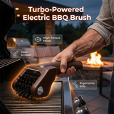 Moonval Electric Grill Cleaning Brush, Heavy-Duty BBQ Brush for Grill Grates & Outdoor Cooking