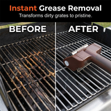 Moonval Electric Grill Cleaning Brush, Heavy-Duty BBQ Brush for Grill Grates & Outdoor Cooking