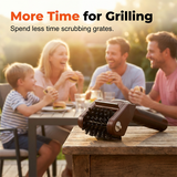 Moonval Electric Grill Cleaning Brush, Heavy-Duty BBQ Brush for Grill Grates & Outdoor Cooking