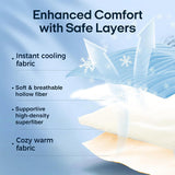Moonval Pet Cooling Mat, Washable Leaf-Shaped Cooling Pad for Dogs & Cats