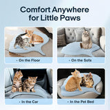 Moonval Pet Cooling Mat, Washable Leaf-Shaped Cooling Pad for Dogs & Cats