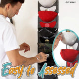 Moonval Hanging Hat Organizer, Multi-Pocket Door & Closet Storage Holder for Caps & Accessories