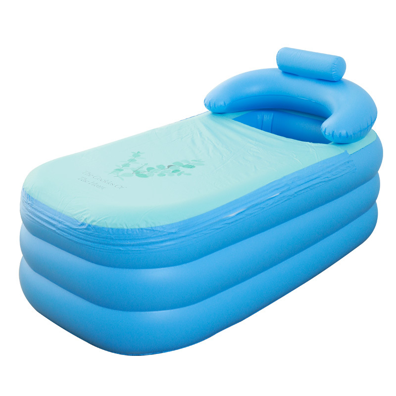 Moonval Inflatable Bathtub for Adults, Portable Foldable Soaking Tub for Indoor & Outdoor Use