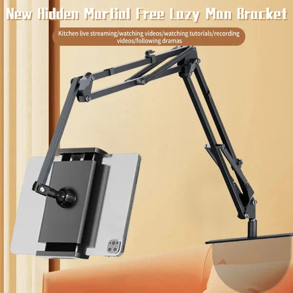 Moonval Adjustable Tablet & Phone Stand, 360° Foldable Desk Mount for 4–13 Inch Devices