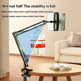 Moonval Adjustable Tablet & Phone Stand, 360° Foldable Desk Mount for 4–13 Inch Devices