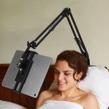 Moonval Adjustable Tablet & Phone Stand, 360° Foldable Desk Mount for 4–13 Inch Devices