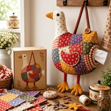 Moonval DIY Animal Tissue Holder Kit, Hanging Felt Sewing Craft Set for Home & Kids