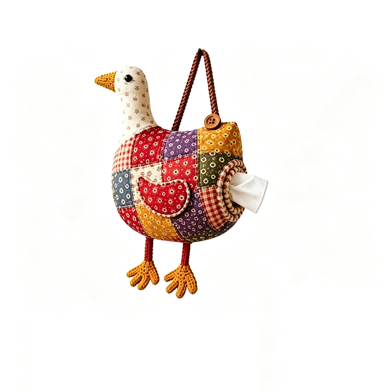 Moonval DIY Animal Tissue Holder Kit, Hanging Felt Sewing Craft Set for Home & Kids