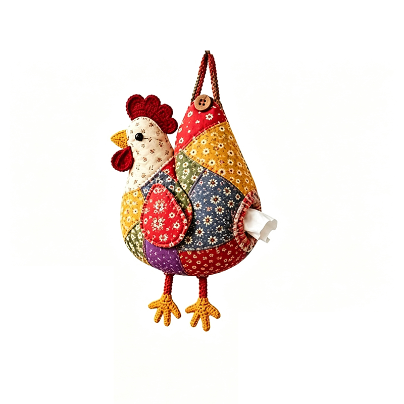Moonval DIY Animal Tissue Holder Kit, Hanging Felt Sewing Craft Set for Home & Kids