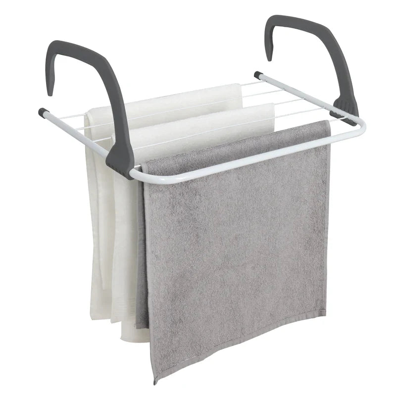 Moonval Radiator Drying Rack Set of 2, Foldable Balcony & Heater Clothes Drying Rack