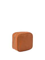 Moonval Leather Tech Organizer Case, Portable Electronics Storage Pouch for Cables, Chargers & Accessories